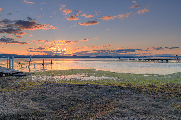 Sunset Light over the Lake