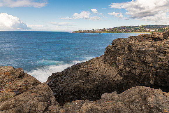 Seascape from Kiama Blowhole Point