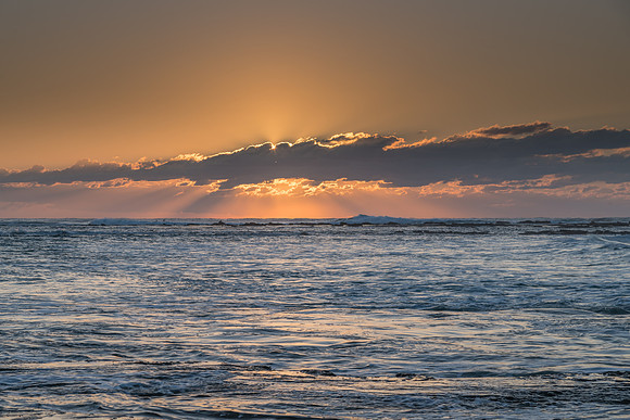 and the Heavens lit up! sunrise seascape