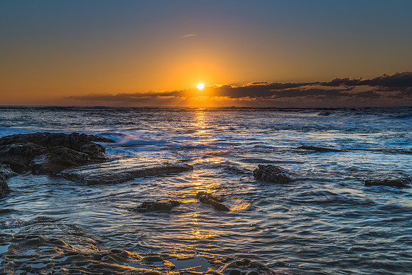 and the Heavens lit up! sunrise seascape