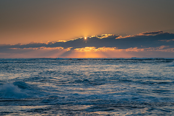 and the Heavens lit up! sunrise seascape