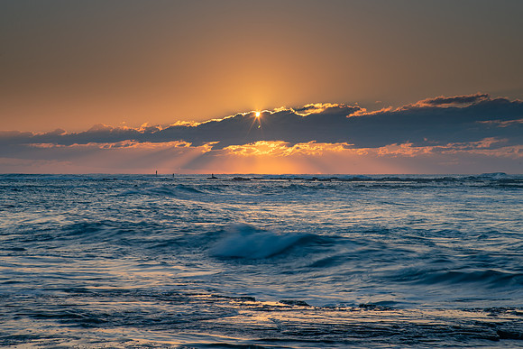 and the Heavens lit up! sunrise seascape