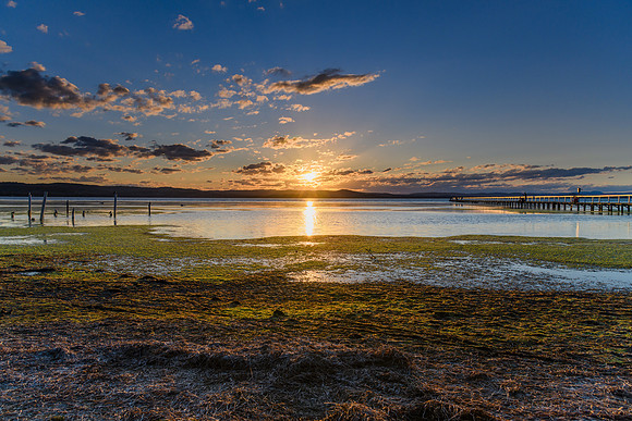 Sunset Light over the Lake