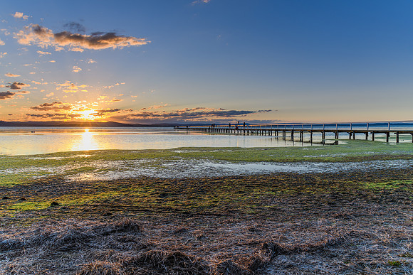 Sunset Light over the Lake