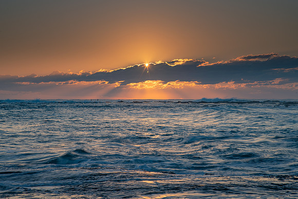 and the Heavens lit up! sunrise seascape