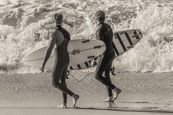Best way to start the day with an early morning surf