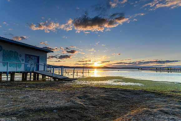 Sunset Light over the Lake