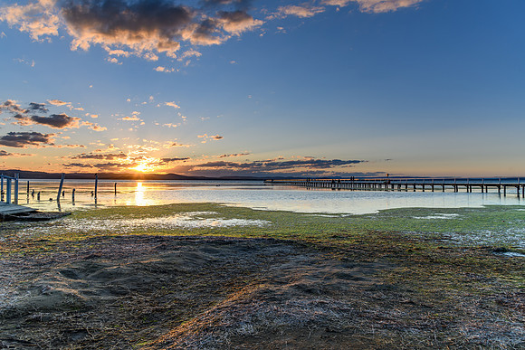 Sunset Light over the Lake
