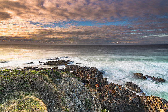 Winter Seascape with Clouds at Tuross Head