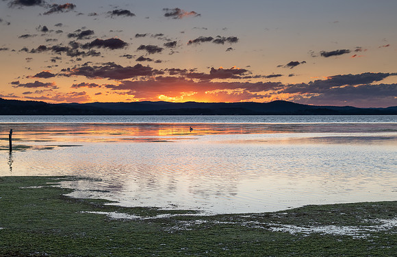 Sunset Light over the Lake