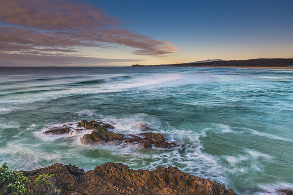 Early Morning Seascape from headland
