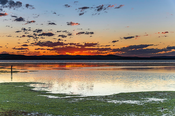 Sunset Light over the Lake