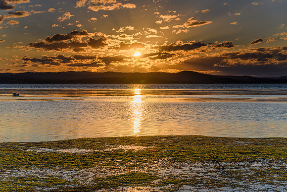 Sunset Light over the Lake