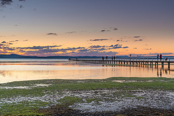 Sunset Light over the Lake