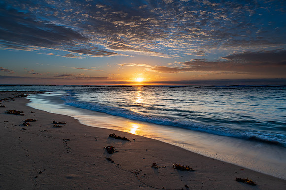 Early mornings at the beach - a sunrise seascape