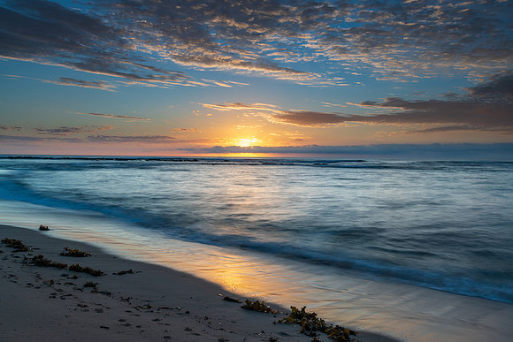 Early mornings at the beach - a sunrise seascape
