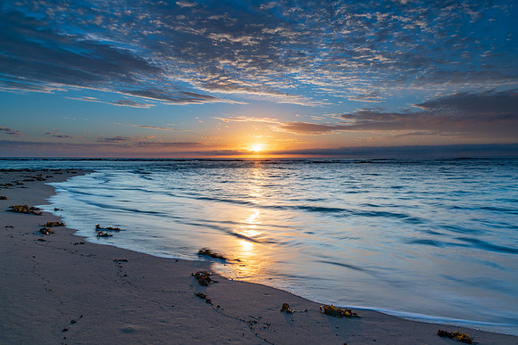 Early mornings at the beach - a sunrise seascape