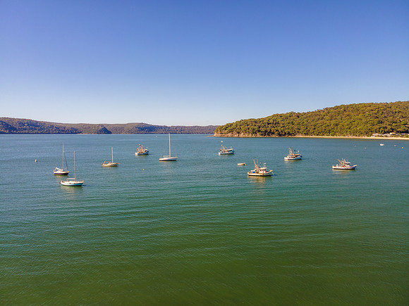 Fishing fleet and boats at Patonga
