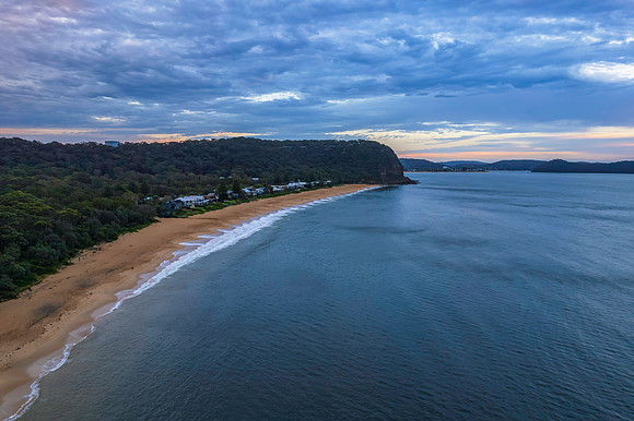 Cloudy sunrise seascape as a storm moves on