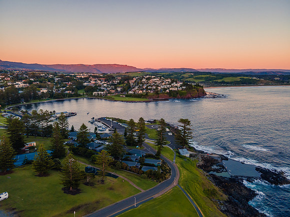 Sunrise Seascape at Kiama Blow Hole