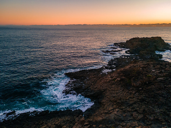 Sunrise Seascape at Kiama Blow Hole