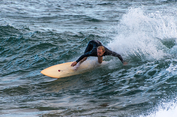 Summertime surfs up - early mornings at the beach