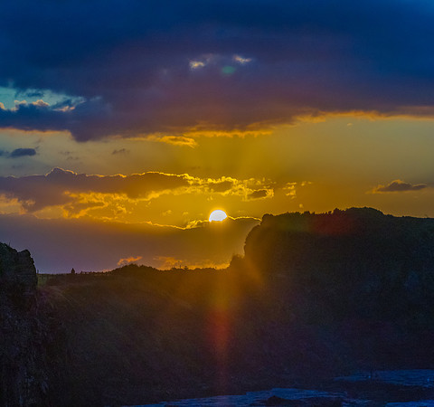 Aerial sunrise views over Bombo Beach at Kiama
