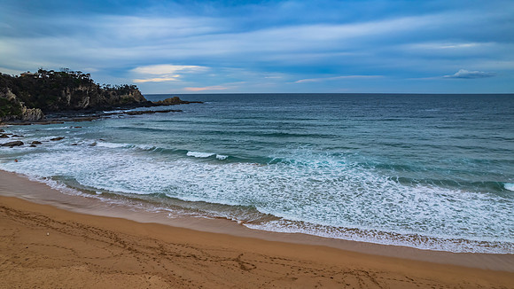 Late afternoon at the beach