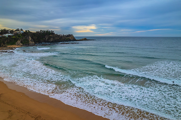 Late afternoon at the beach