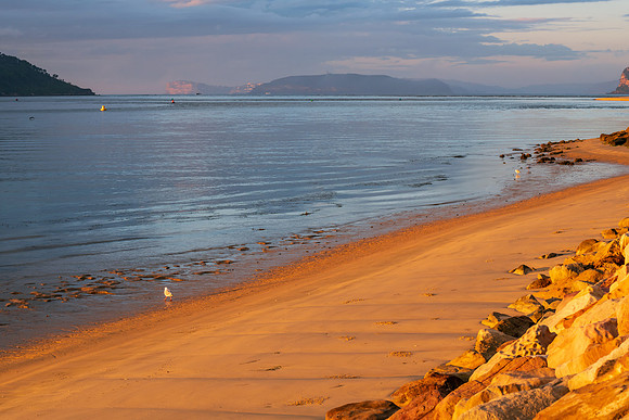 Sunrise at the seaside