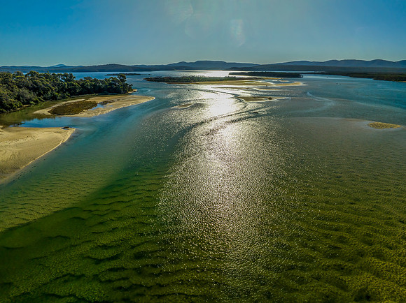 Mallacoota Inlet where the sea meets the river