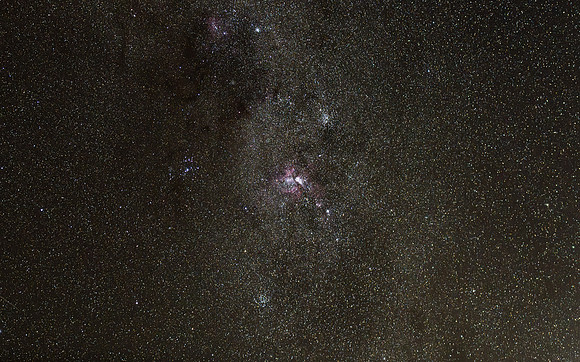 Carina Nebula in the Milky Way Galaxy