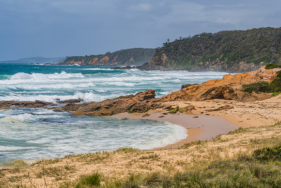 Rocks and splashes - seascape at Bermagui