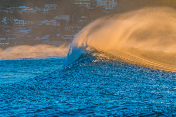 Winter Sunrise and Surfs Up
