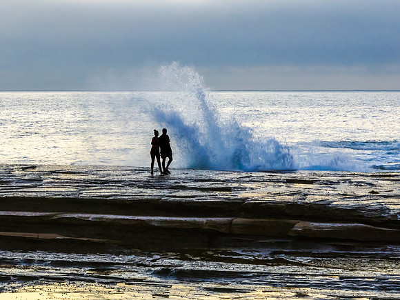 Sunrise, romance and a foggy seascape