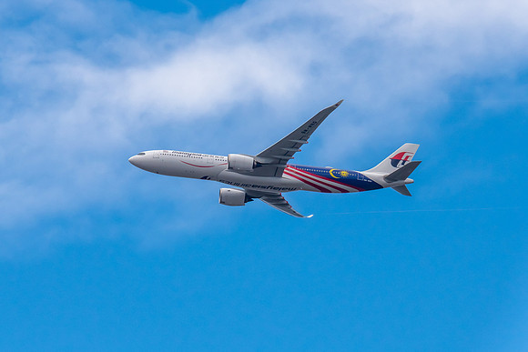 9M-MNG - Airbus A330-941 - Malaysia Airlines flying in the blue
