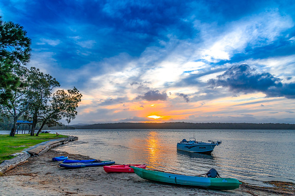 Sunset at Wallaga Lake