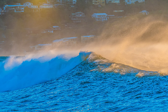 Winter Sunrise and Surfs Up
