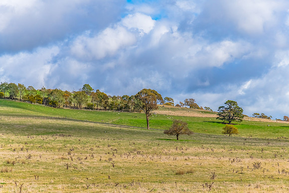 Winter rural landscapes with clouds and countryside views