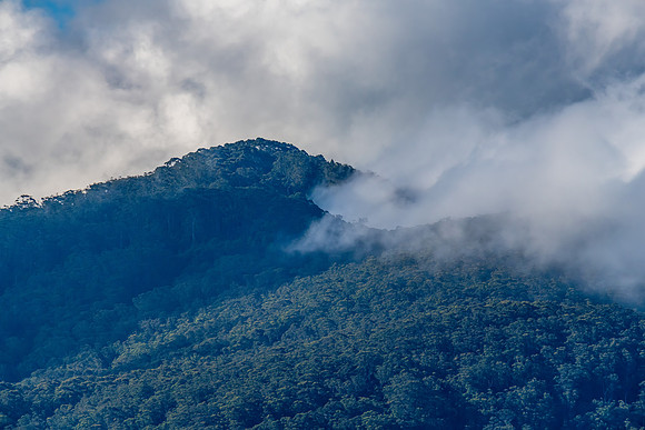 Twilight at Wallaga Lake and Gulaga Mountain