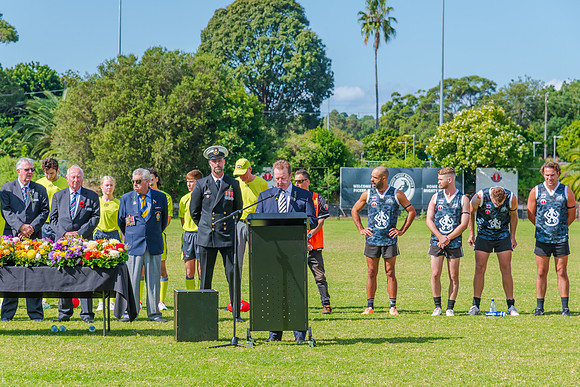 ANZAC Day Service at Picken Oval, Croyden Park - 25 April 2024