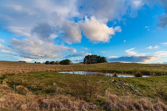 Late afternoon views over the countryside near Braidwood