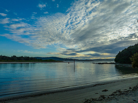 Early morning at the river inlet