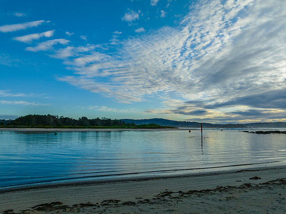 Early morning at the river inlet