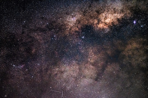 The Star Filled Night Sky of the Milky Way Galaxy