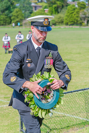 ANZAC Day Service at Picken Oval, Croyden Park - 25 April 2024