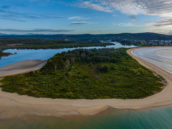 Early morning at the river inlet