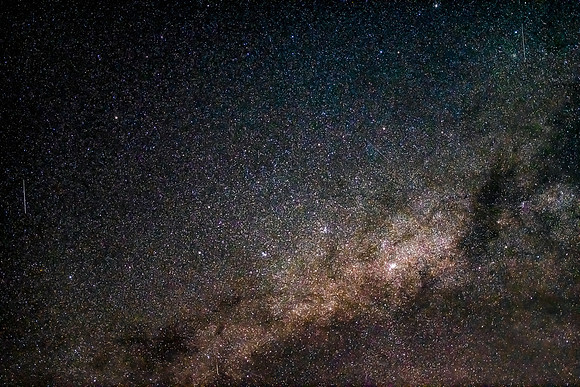 The Star Filled Night Sky of the Milky Way Galaxy