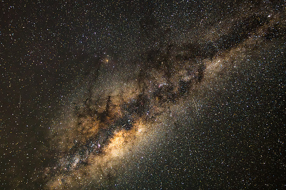 The Milky Way Galaxy on a cold Winter's night