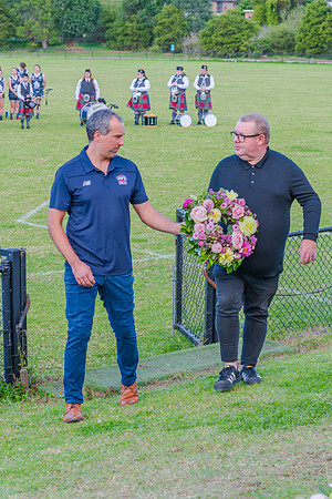 ANZAC Day Service at Picken Oval, Croyden Park - 25 April 2024